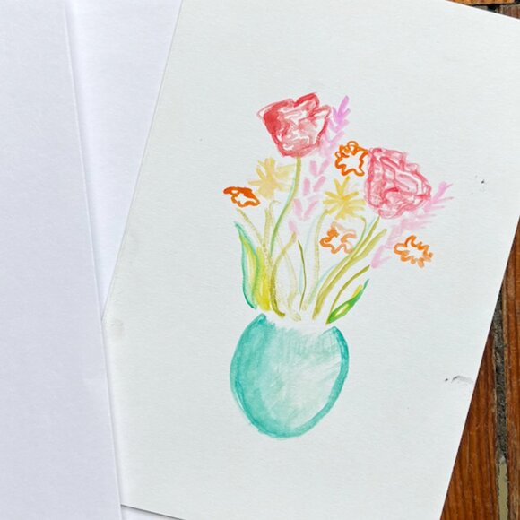 Floral Friendship Greeting Card - Picture 3 of 5